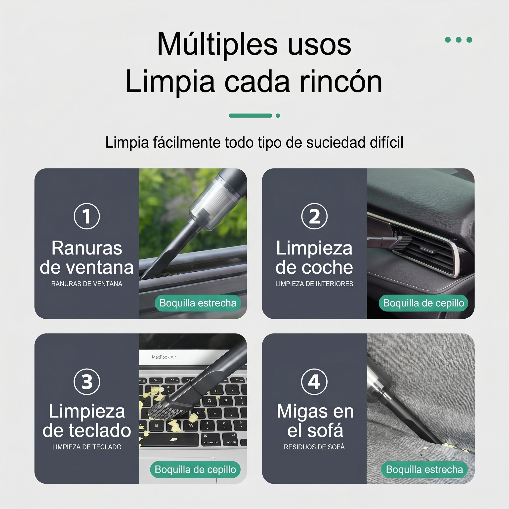 Aspiradora Portátil de Alta Potencia para Auto | Aspiramax Pro